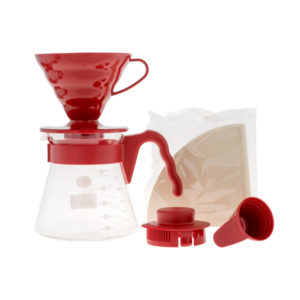 Dripper s konvičkou a filtry Hario VCSD-02R