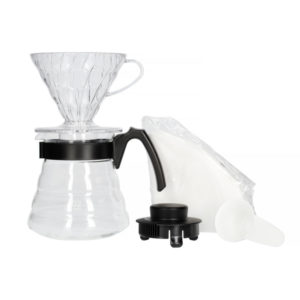 Dripper s konvičkou, filtry a odměrkou Hario V60 Craft (VCND-02B-EX)