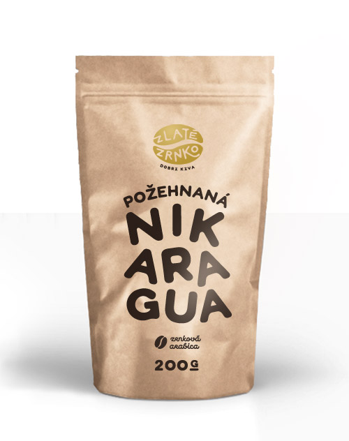 Káva Zlaté Zrnko - Nikaragua "POŽEHNANÁ"