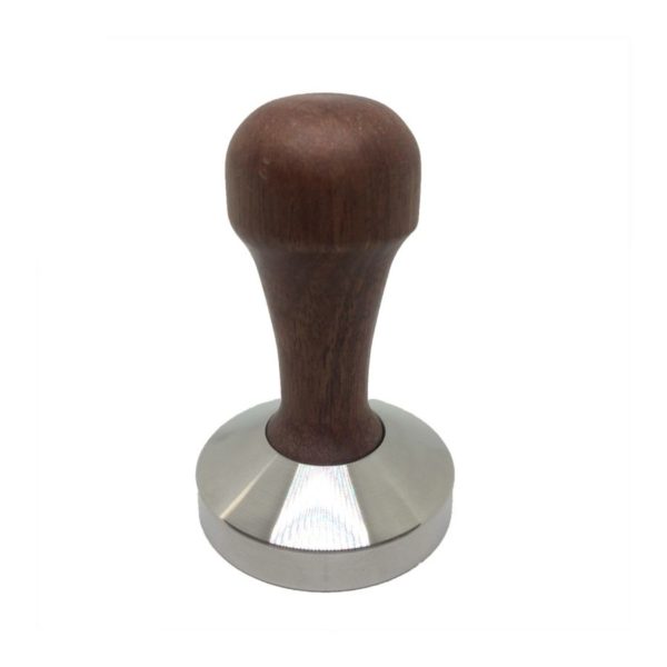 Tamper 53mm flat ořech